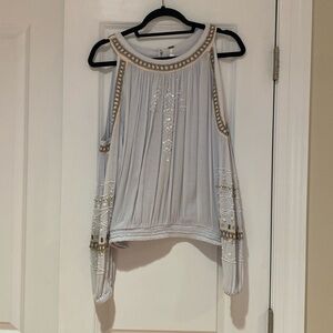 Free People cold-shoulder top
